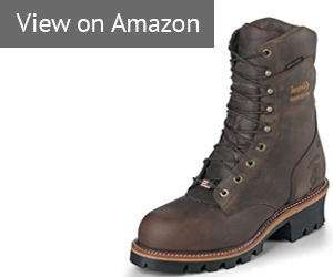 chippewa 9 inch logger boots