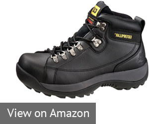 flat foot steel toe boots